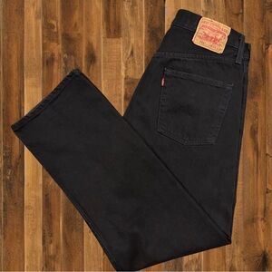 Levi’s 501 Black Jeans W33 L30 – Made in Mexico, 100% Cotton, Classic Fit